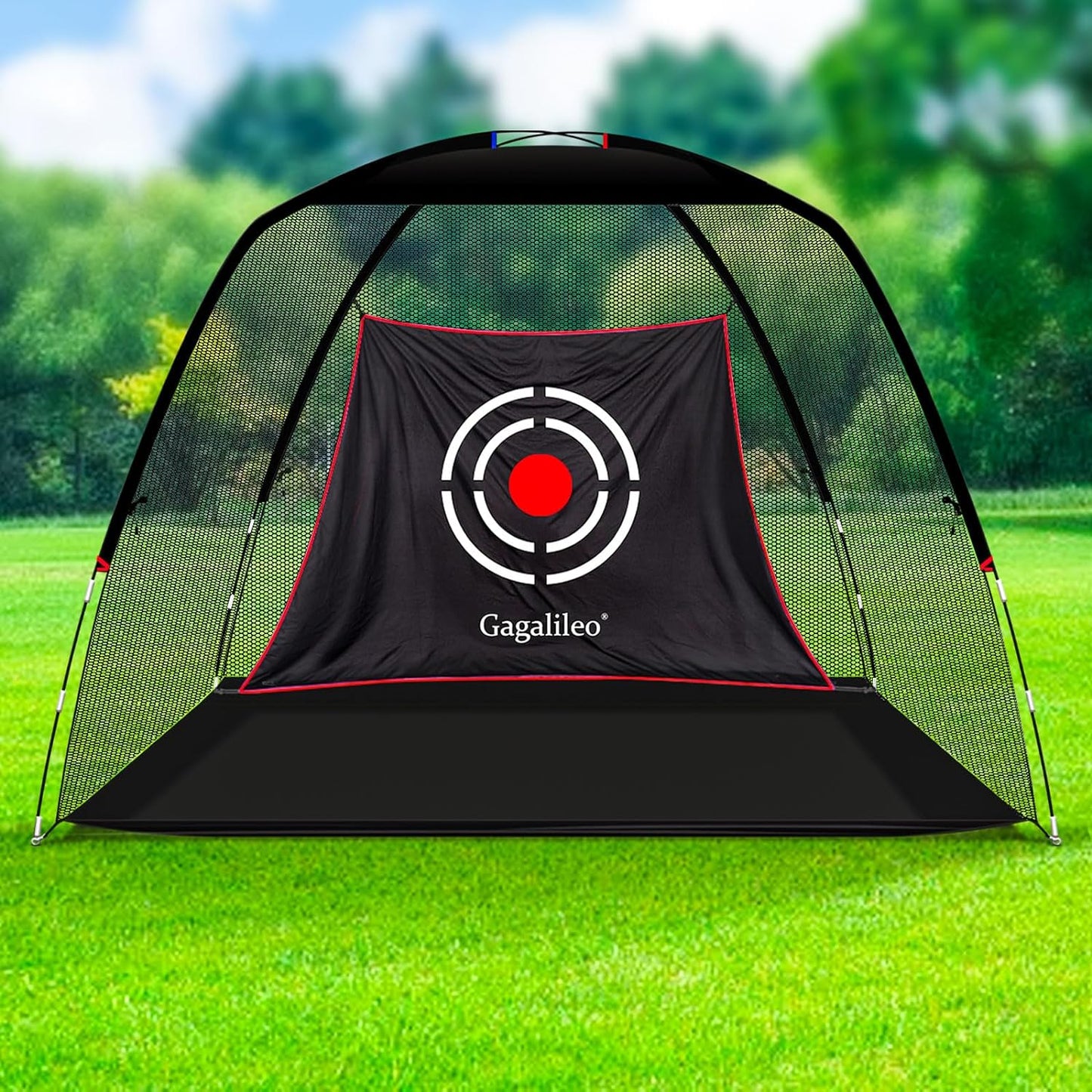 Golf Hitting Practice Nets for Backyard Driving - Heavy Duty Driving Nets for Indoor Outdoor Garage Use - Golf Swing Training Impact Cages with Frame and Net