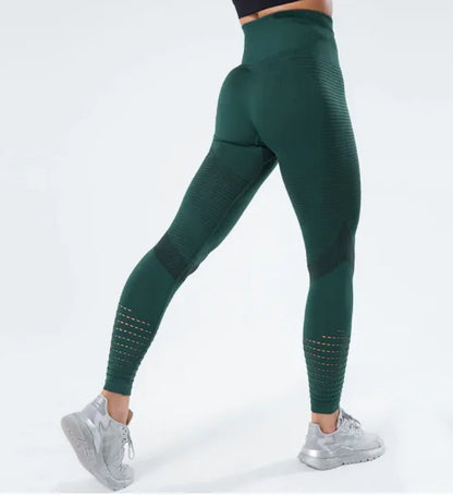 Seamless High Waist Push-Up Leggings - Women's Fitness Leggings