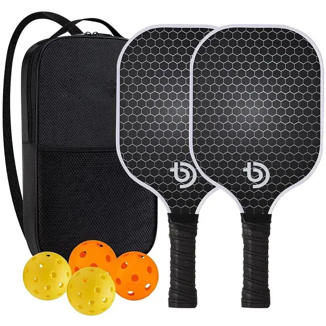 Carbon Fiber Pickle-ball Paddles - Set