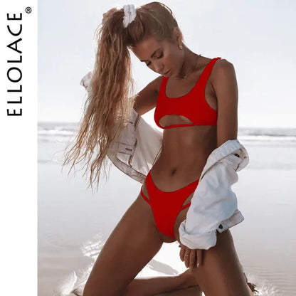 Hollow Out Bikini - Beachwear Fashion