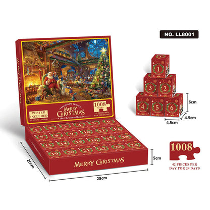 24-Box Christmas Advent Puzzle