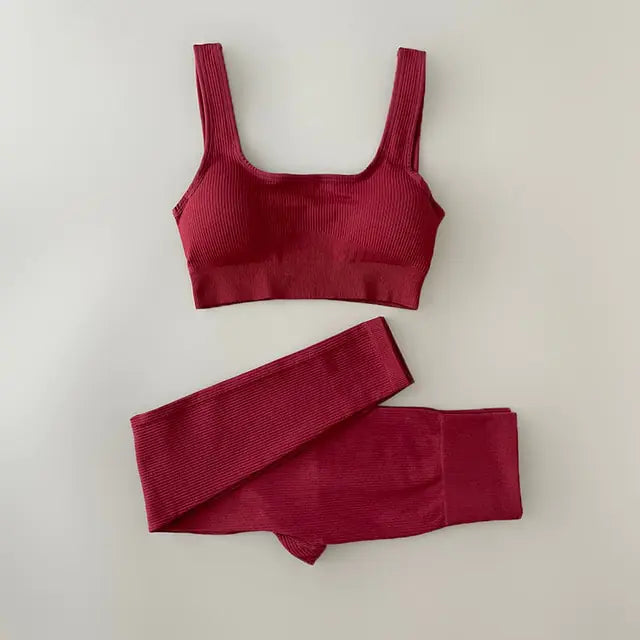 High Waisted - 2 Piece Yoga Kit