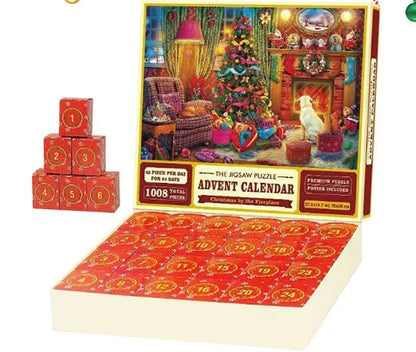 24-Box Christmas Advent Puzzle