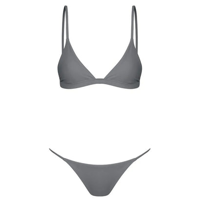 Bandeau Bandage Bikini Set for Women: Push-up Swimwear