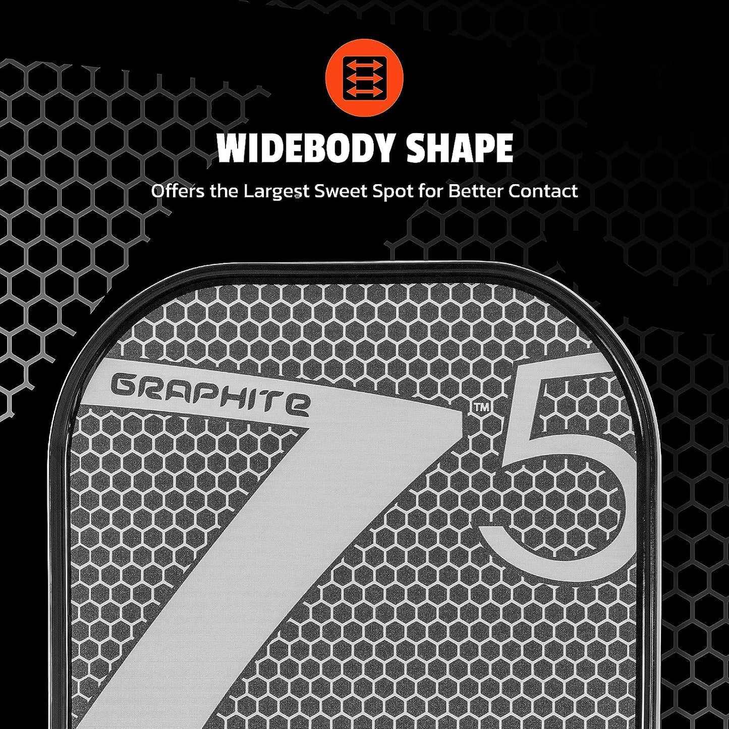 Graphite MOD Z5 Graphite Carbon Fiber Pickle-ball Paddles with Cushion Comfort Pickle-ball Paddle Grip