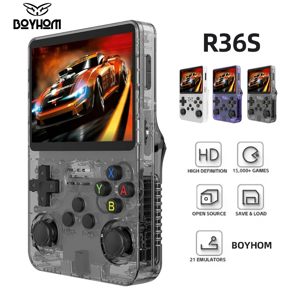 Retro Handheld Video Game Console - Linux System 3.5 Inch IPS Screen R35S Pro Portable Video Game Handset