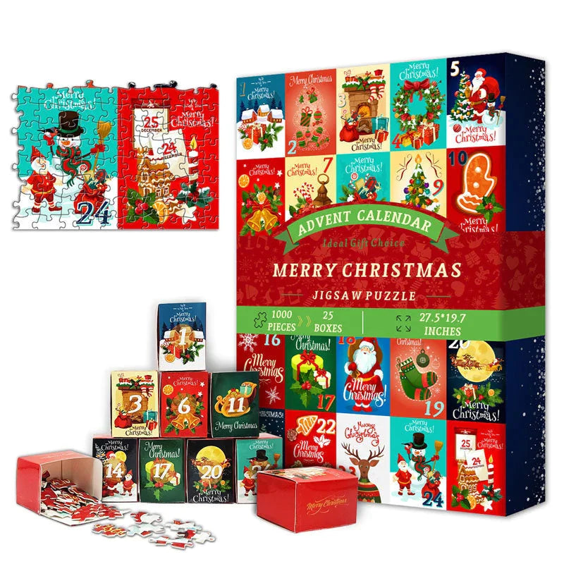 24-Box Christmas Advent Puzzle