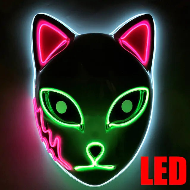 Halloween LED Cat Mask