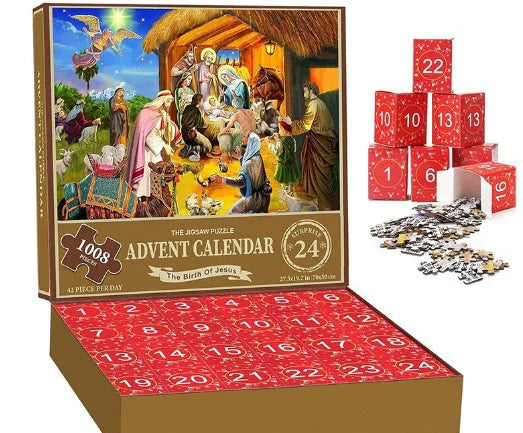 24-Box Christmas Advent Puzzle