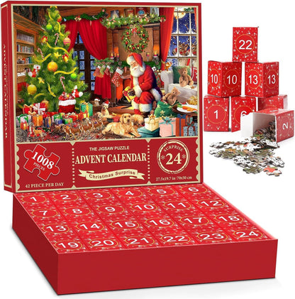 24-Box Christmas Advent Puzzle